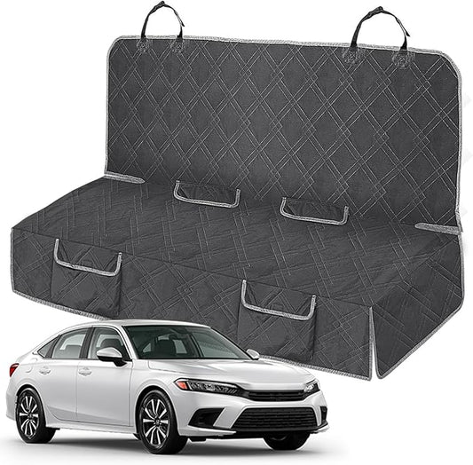 Dog Car Seat Cover for Honda Civic 2012-2025 | Waterproof Pet Bench Seat Cover for Back Seat, 600D Heavy Duty Scratch Proof Nonslip Truck Seat Covers for Dogs by Kistrba