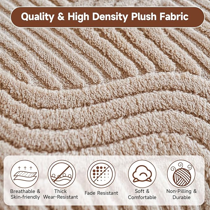 OTOB Couch Covers for Sofa Washable, Non Slip Dog Sofa Protector, 1 Piece | Matcha Green, 35.4"x82.7", Soft Plush, All Seasons, Pet Friendly, Breathable, Modern, Wear-Resistant, Sectional Couch Covers - Image 2