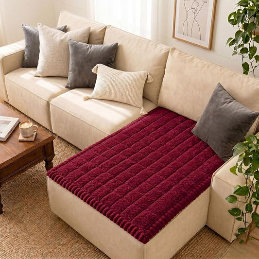 Smiry Couch Cover for Dogs, Non Slip Fuzzy Pet Sofa Covers Washable | Sofa Slipcovers for Sectional Couch, Soft Thick Furniture Protector for Cats Dogs, Against Fur, Dirt, Scratch (43"x63") by Smiry