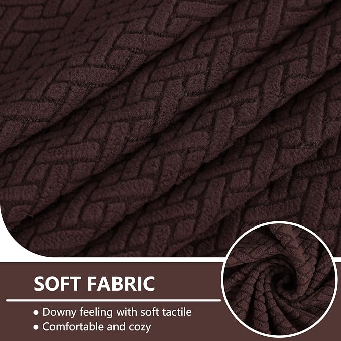 hyha Waterproof Couch Cushion Covers, Anti Slip Sofa Slipcovers for Pets | Waterproof Protection, Thick Jacquard Fabric, Wear Resistant, Anti Slip, Pet Protection (2 Pieces) - Image 3