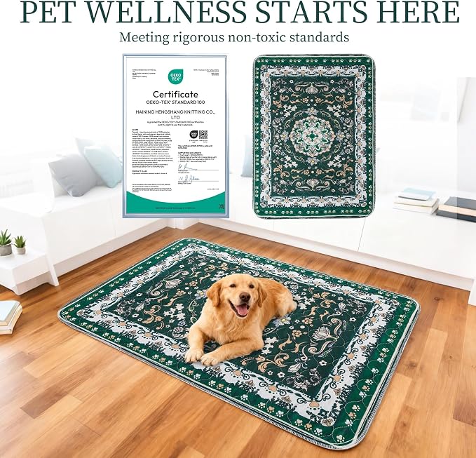 Homimp Washable Pee Pads for Dogs, 2 Pack Reusable Puppy Pads Waterproof, Absorbent and Leakproof Dog Pee Pads, Non Slip Puppy Training Pads, Pet Mat for Floor, Crate, Couch, Whelping,Green, 36"x41" - Image 5