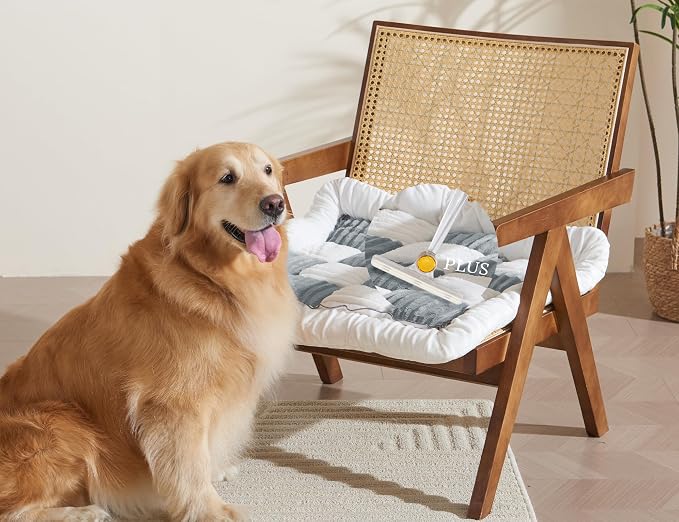 Couch Cushion Cover for dogs Sofa Cover Washable Pet Love Seat Couch Covers for Sofa Slipcovers Couch Protector Blanket for Dogs Sofa Cushion Covers for Pets Washable Pad Blue Grey 70x70cm/27.6x27.6in by ODreamyDogs