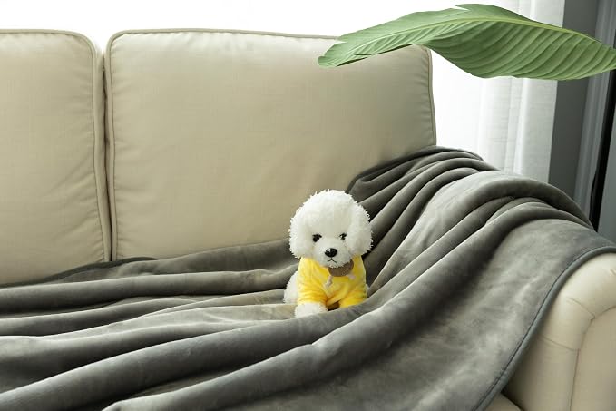 Waterproof Dog Blankets for Bed 40'' x 60'', Water Proof and Stain Resistant Throw Blankets for Couch Sofa, Water Resistant Bed Cover - Image 6
