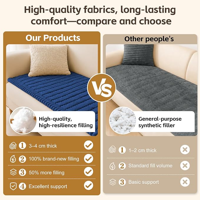 Couch Cover for Dogs, Sofa Cushion Cover, Pet Furniture Protector, Washable | Washable, Non Slip, Soft, Stretch Furniture Protector, Scratch Resistant, Pet Sofa Cushion Cover - Image 8
