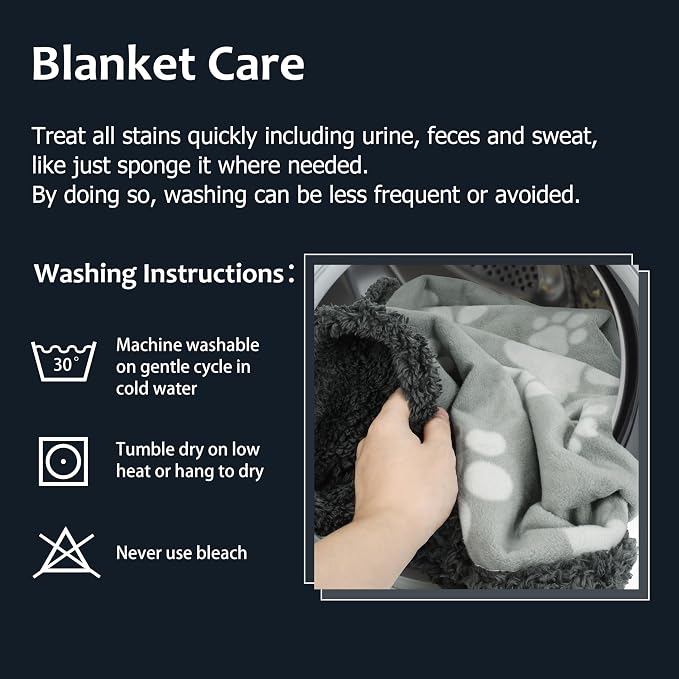 Kritter Planet Waterproof Reversible Pet Blanket for Small Dogs | 30 x 50 Inch, Washable Pet Protector for Sofa, Couch, Crates and Car Seats, Guards Against Fur, Dirt and Everyday Spills - Image 8
