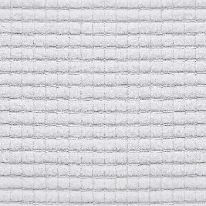 Easy-Going Stretch Oversized Loveseat Couch Covers Washable Snow White | 1-Piece Large Loveseat Cover for 2 Cushion Couch Furniture Protector RV Sofa Slipcover Soft with Bottom for Kids Pets - Image 8