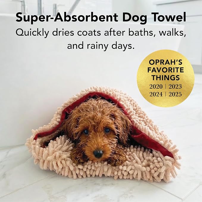 PRIDE AND GROOM The Towel – Thick, Soft, Super Absorbent Microfiber Towel for Dogs & Pets that is Quick Drying, Holds 7 Times its Weight in Water and Has Dual Pockets for Your Hands - Image 2