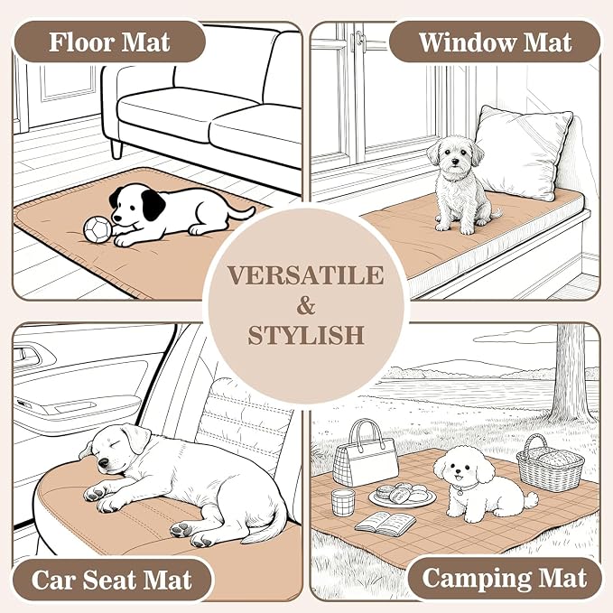 MYSKY HOME Couch Cover for Dogs, Plush Sofa Cover Washable, Chair Cover for Dogs, Couch Arm Cover Pet Friendly, Waterproof Non-Slip Sofa Slipcover Furniture Protector, Dark Grey, 35" x 35" - Image 7