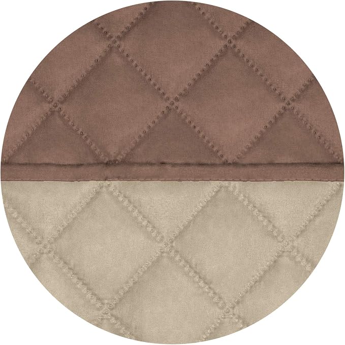PureFit Reversible Recliner Chair Covers Couch Covers for Dogs, 28 in | Brown/Beige, Water Resistant Couch Protector, Washable Pet Couch Cover with Non Slip and Elastic Straps For Kids - Image 5