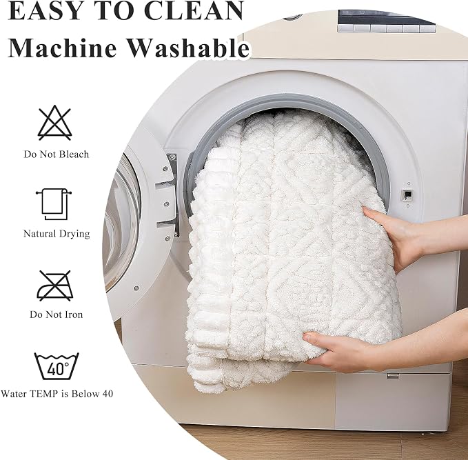 White Pet Couch Cover for Dog, 27.6''x70.9'' Sofa Cover Protector | Washable Soft Non Slip Sofa Slipcover for 3 Cushion Couch, Fuzzy Sofa Pad Pet Friendly Dog Bed Mat for Couches - Image 6