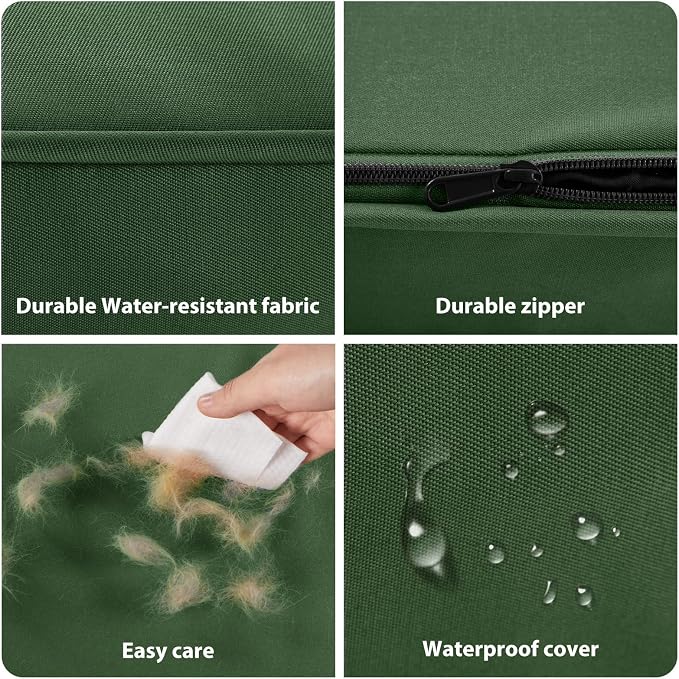 BFPETHOME Outdoor Waterproof Dog Bed for Large Dogs, Washable Cover, 54" | Outdoor & Indoor Use, Waterproof, For Medium, Large, Extra Large Dogs, Orthopedic, Egg Crate Foam, Up to 130 lbs - Image 7