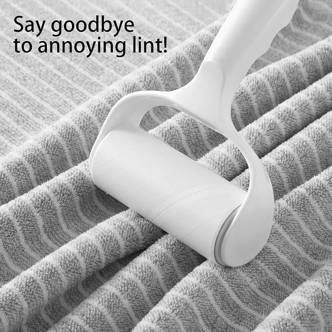 REDKISS 6-Piece Microfiber Bath Towel Set, Ultra Soft, Highly Absorbent & Quick Dry, 35x70 Inch Oversized, Light Gray Towels for Bathroom, Spa, Gym, 2 Bath 2 Hand 2 Washcloths - Image 5