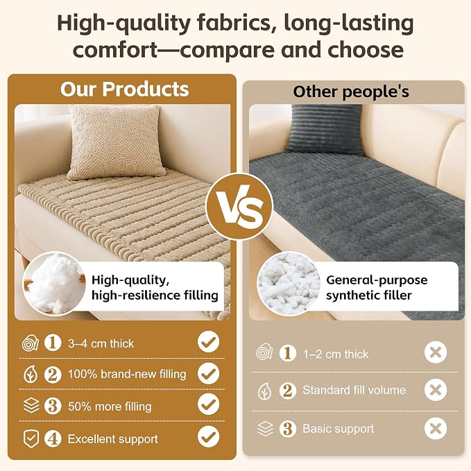 Couch Cover for Dogs, Sofa Cushion Cover, Pet Furniture Protector, Washable | Washable, Non Slip, Soft, Stretch Furniture Protector, Scratch Resistant, Pet Sofa Cushion Cover - Image 8