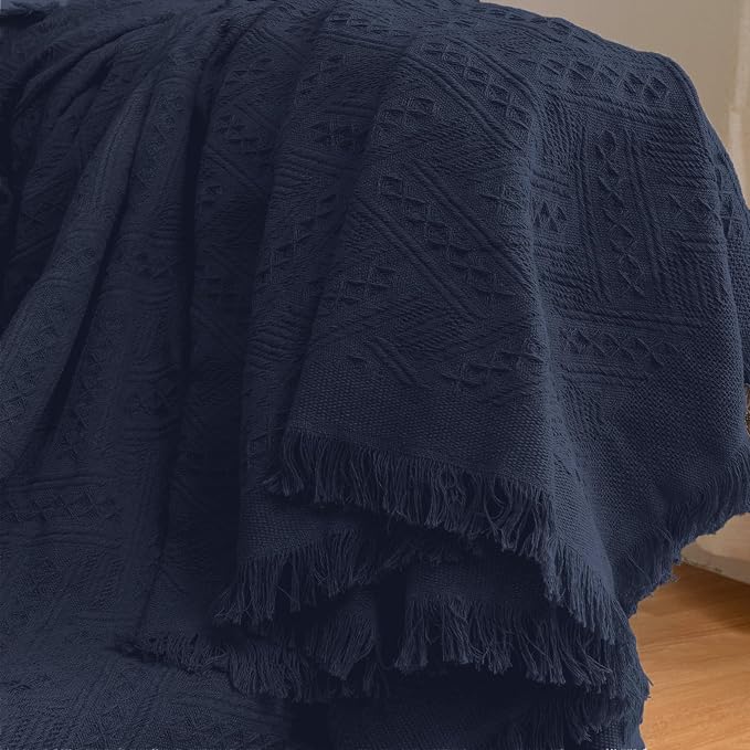 HOMERILLA 2 Piece Sectional Couch Cover for L Shape Sofa Midnight Blue XL | Washable Fabric, Anti-Pet Hair, Stain & Wear Resistant, Multiuse Sofa Blanket Protector, Pet Friendly Easy Installation - Image 8