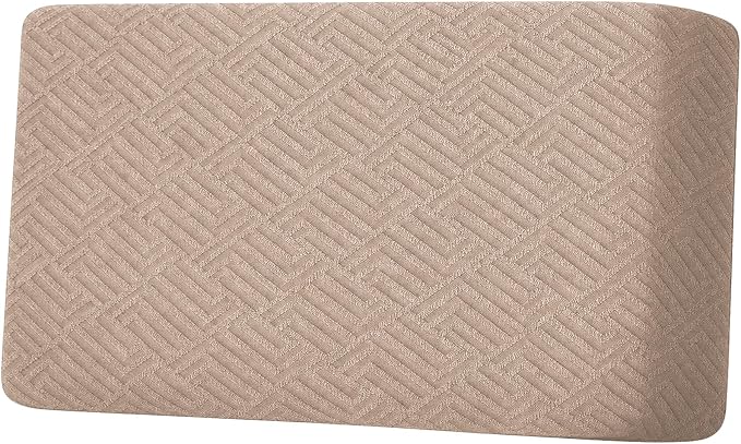 XINEAGE Couch Cushion Covers,Loveseat Sofa Seat Slipcovers for Pets,Non Slip Sofa Seat Cover Washable,Sofa Slipcovers with Elastic Bottom(1 Piece Sofa Cushion Cover,Khaki) by XINEAGE