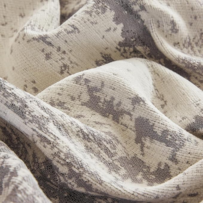 STACYPIK Abstract Geometric Couch Cover for Sectional, Chenille Aesthetics Loveseat Couch Protector for 2 Cushion Couch, Non Slip Gray Jacquard Pet Sofa Covers Washable, Couch Covers Blanket-71X118IN - Image 8
