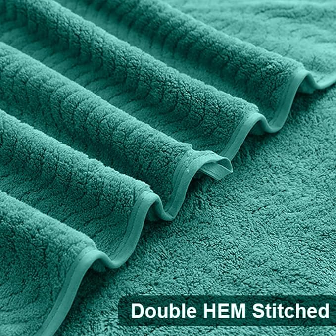 Smuge Ultra Soft 8 Piece Large Bath Towel Set for Bathroom Shower Pool, Kitchen, Quick Dry, Lightweight Highly Absorbent - 2 Oversized Bath Towel Sheets, 2 Hand Towels, 4 Washcloths - Image 5