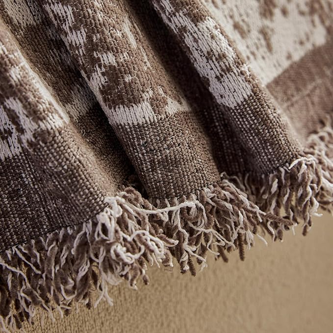 ROOMLIFE Boho Couch Covers for Sofa Washable for 3 Cushion Couch Chenille | Furniture Protector Sofa Couch Cover for Dogs, Soft Breathable Sofa Slipcover, Couch Throw Blankets with Tassels 71''X134'' - Image 6
