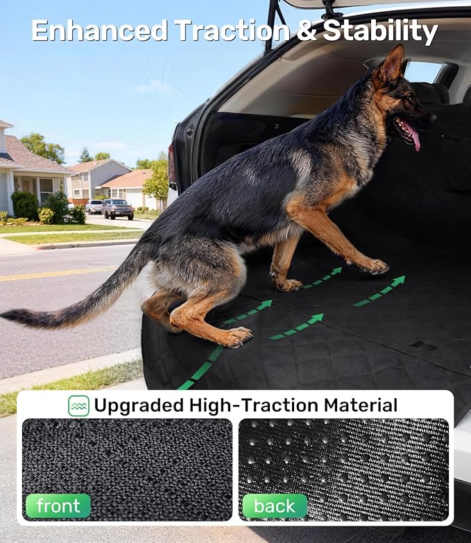 Zanch SUV Cargo Liner for Dogs, 3D Protection, Padded Sides & Bumper Flap | Waterproof, Durable, and Resistant to Scratches and Chewing; Easy to Install, Fold, Store, Wipe Clean, or Machine Wash. - Image 7