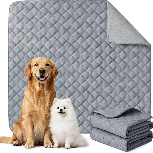 Eterish Reusable Washable Pee Pads for Dogs Large/Extra Large 36'' x 41'' 2 Pack, Absorbent Pet Puppy Dog Training Pads Non-Slip, Waterproof Whelping Potty Pads for Dogs Leak-Proof by Eterish