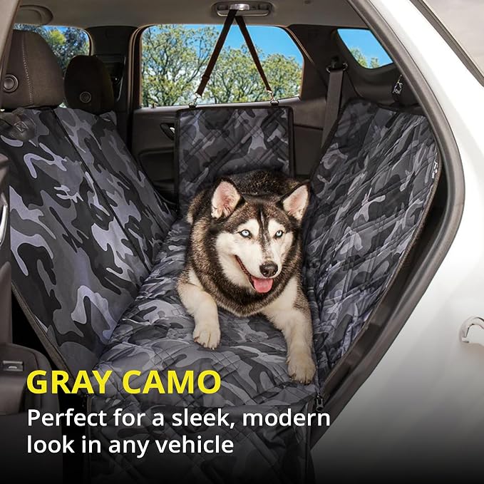 Meadowlark Dog Car Seat Cover, X-Large Heavy Duty Pet Seat Cover for Back Seat, Extra Padded Non-Slip Dog Hammock, Water-Resistant Back Seat Protector for Cars Trucks and SUVs (64” W x 60" L) - Image 8