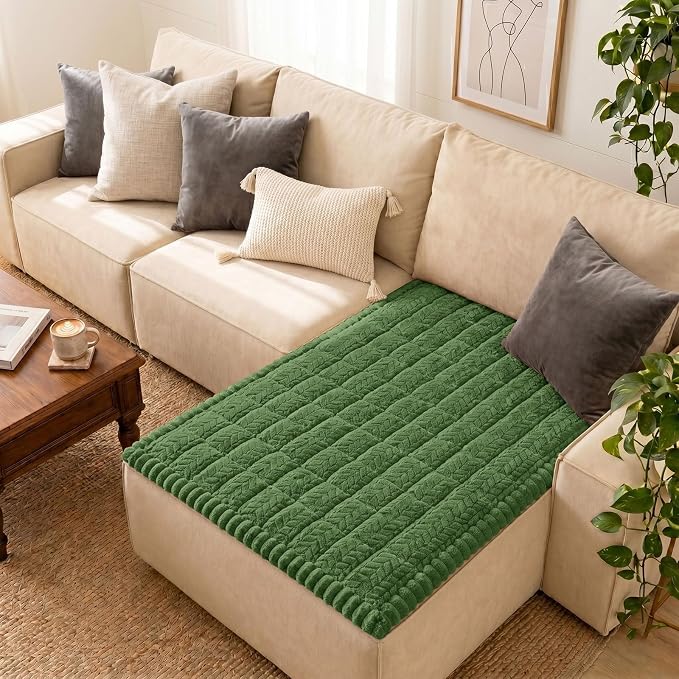 Smiry Couch Cover for Dogs, Non Slip Fuzzy Pet Sofa Covers Washable | Sofa Slipcovers for 3 Cushion Couch, Soft Thick Furniture Protector for Cats Dogs, Against Fur, Dirt, Scratch (43"x82.7") by Smiry