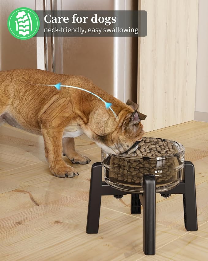 CZPET Dog Bowl Stand with Adjustable Width [Stand Only] | Elevated Pet Water & Food Bowl for Medium Dogs, Stable and Anti-Slip Raised Bowl - Image 8