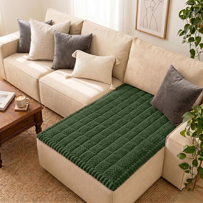Smiry Couch Cover for Dogs, Non Slip Fuzzy Pet Sofa Covers Washable | Sofa Slipcovers for 3 Cushion Couch, Soft Thick Furniture Protector for Cats Dogs, Against Fur, Dirt, Scratch (43"x82.7") by Smiry