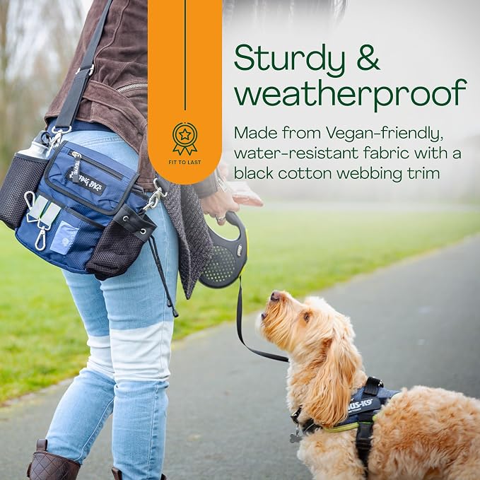 | The Original Dog Walking Bag | As Seen On Dragons’ Den | Lightweight & Practical Design | Carry Dog Toys, Dog Treats, Poop Bags & More With Ease | Extendable Shoulder Strap & Waistband - Image 6