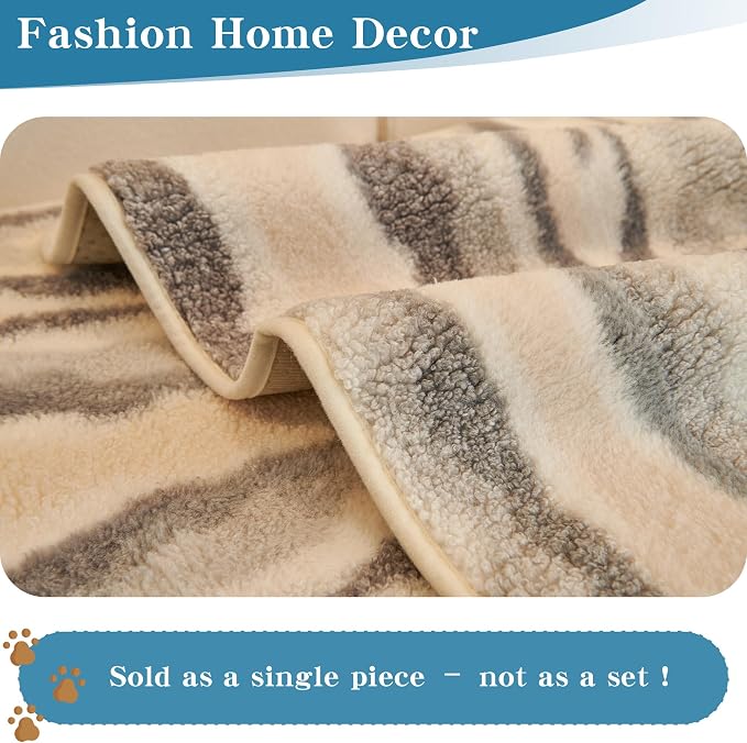 MYSKY HOME Couch Cover for Dogs Sectional Sofa Cover for 3 Cushion Couch Sofa L Shaped Furniture Protector Non-Slip Geometric Slipcovers for Pets Kids, 35" x 70" 1 Pack - Image 2