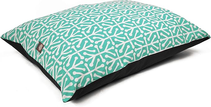 Majestic Pet Washable Rectangle Dog Crate & Kennel Bed - Non Slip, Comfortable - Super Value Pillow Dog Bed - Large Breed (46 x 35 Inch) - Aruba Pacific by MajesticPet