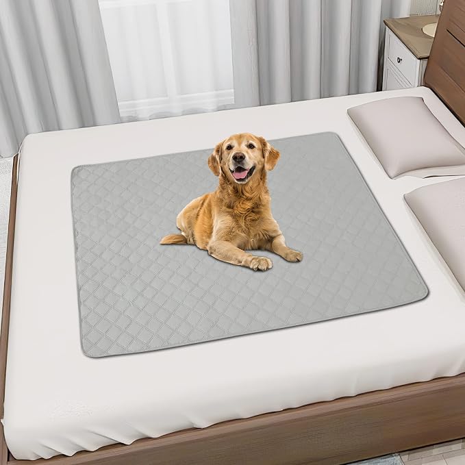 Easy-Going 100% Waterproof Dog Bed Cover, Non-Slip Pet Blanket for Furniture, Washable Couch Cover, Repleasement Sofa Cover (30X70 in, Light Gray) - Image 3