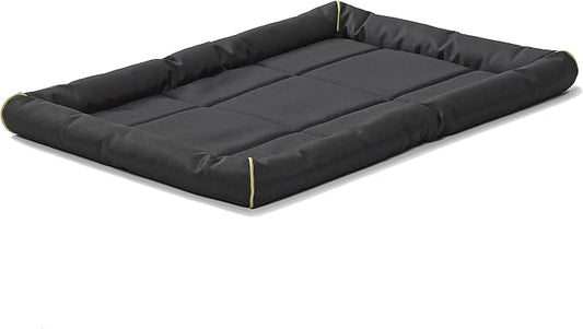 MidWest Homes for Pets XL QuietTime MAXX Ultra-Rugged Dog Bed, Water & Odor Resistant, Bolstered Edge, Non-Slip Bottom, Fits 48-inch Crates, Black by MidWestHomesForPets