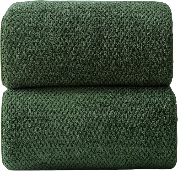 40x80 Inches Bath Sheets Towels for Adults Oversized Bath Towels Extra Large Luxury Super Soft Absorbent Quick Dry Microfiber(Olive Green,2PCS) by Akzpe