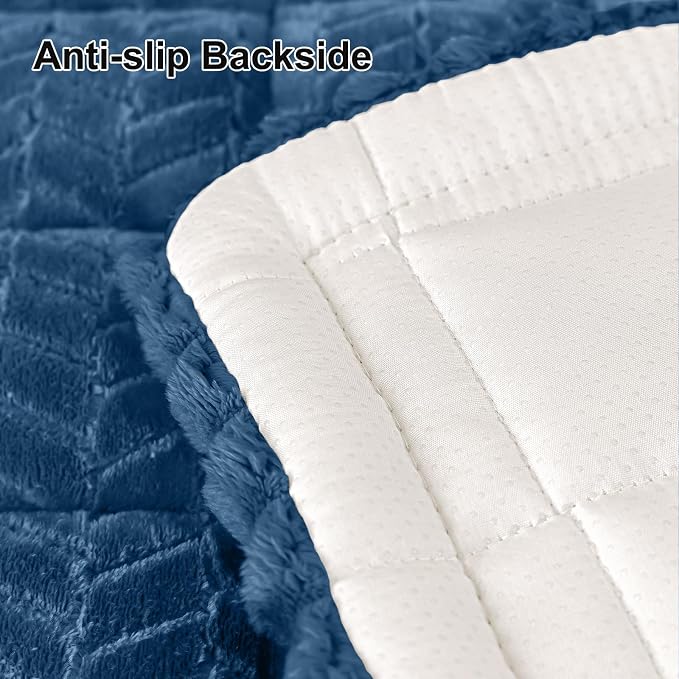 Smiry Couch Cover for Dogs, Non Slip Fuzzy Pet Sofa Covers Washable | Sofa Slipcovers for 3 Cushion Couch, Soft Thick Furniture Protector for Cats Dogs, Against Fur, Dirt, Scratch (35.4"x70.9") - Image 6