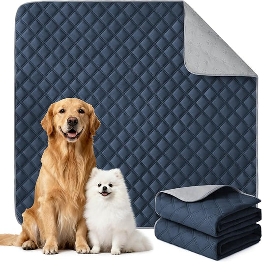 Eterish Reusable Washable Pee Pads for Dogs Large/Extra Large 36'' x 41'' 2 Pack, Absorbent Pet Puppy Dog Training Pads Non-Slip, Waterproof Whelping Potty Pads for Dogs Leak-Proof by Eterish