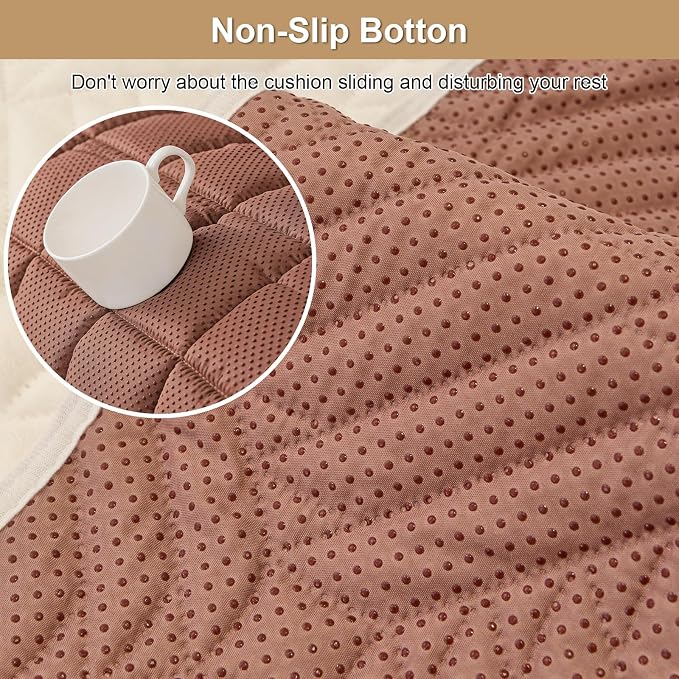 Velvet Couch Arm Rest Covers for Sofa Washable(35.4"x35.4") | Soft Sofa Cover for Armrest, No Shedding White Couch Covers, Pet Friendly Non Slip Couch Protector Cover for Dogs - Image 6
