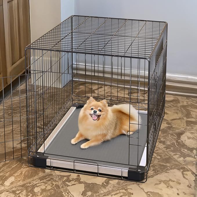 FXW TitanNest Chew-Proof Elevated Dog Bed, Raised Cot for Indoor/Outdoor/Camping Use, Durable & Washable Padded Pet Bed for Extra-Small Dogs, 29.0" L x 18.0" W x 4.5" H, Gray - Image 3