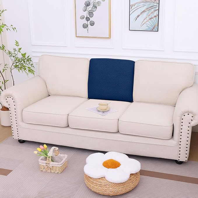 hyha Waterproof Couch Cushion Covers, Anti Slip Sofa Slipcovers for Pets | Waterproof Protection, Thick Jacquard Fabric, Wear Resistant, Anti Slip, Pet Protection (1 Piece for Backrest L) - Image 5