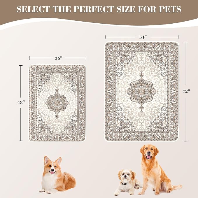 Dogcator Washable Pee Pads for Dogs, 2 Pack Reusable Puppy Training Pads. 36''x48'' Super Absorbent Dog Rugs, Non-Slip and Leakproof Pee Mat for Dogs, Whelping Pads for Crates and Floors - Image 4