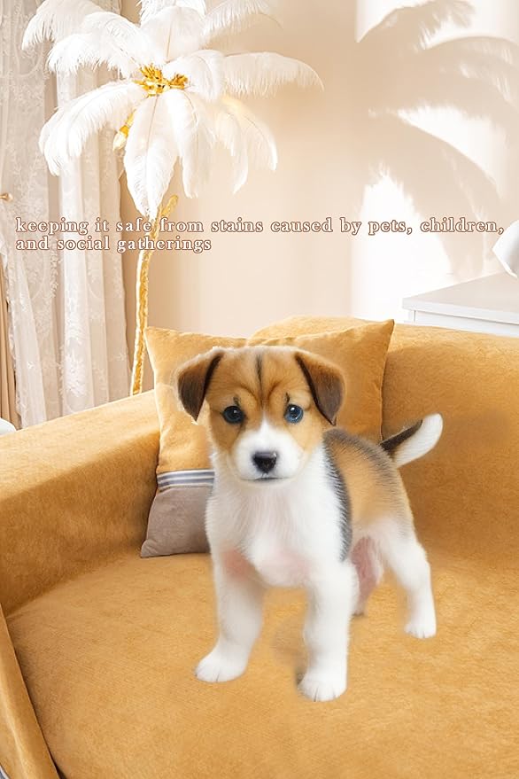Waterproof & Anti-Slip Sofa Cover - Cat & Dog Claw-Resistant Furniture Protector, Stylish Scratchproof Couch Cover for Pets, Universal Fit Most Couche(Medium,78"X102") - Image 3