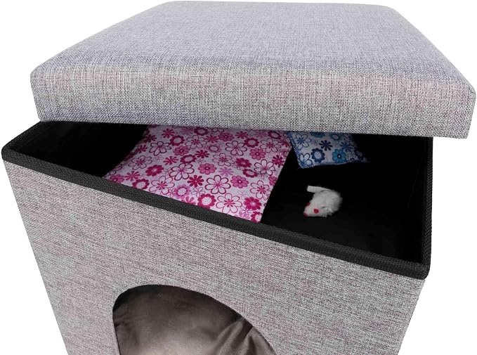 Trixie Alois Cuddly Cave, 38 x 40 x 38 cm, Grey - Image 4