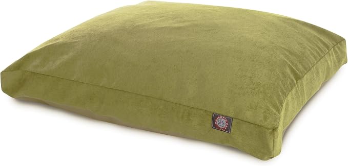 Majestic Pet Villa Rectangle Dog Bed Washable – Non Slip Comfy Pet Bed – Crate Bed with Removable Washable Cover – Kennel Bed for Sleeping, Polyester Fiber, Medium, Apple - Image 2
