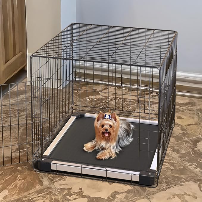 FXW TitanNest Chew-Proof Elevated Dog Bed, Raised Cot for Indoor/Outdoor/Camping Use, Durable & Washable Padded Pet Bed for Toy Dogs, 23.0" L x 17.0" W x 4.1" H, Black - Image 3