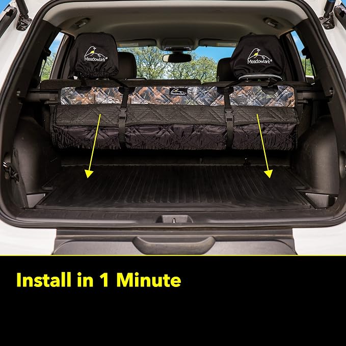 Meadowlark Premium SUV Cargo Liner for Dogs, Waterproof Pet Cargo Cover with Bumper Flap Protector, Durable Non-Slip, Universal Fit for SUVs, Sedans & Vans (74"" L x 41"" W) Brown - Image 6