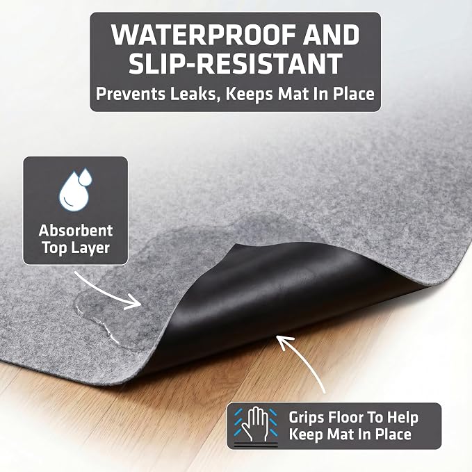 Drymate 2-Pack Washable Pee Pads for Dogs (29x36), Waterproof, Absorbent, Slip-Resistant, Reusable Pet Training Potty Puppy Mats, Housebreaking, Incontinence Bed Pads, Crate, Kennel (USA Made) - Image 3