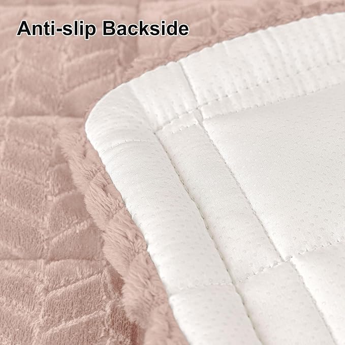 Smiry Couch Cover for Dogs, Non Slip Fuzzy Pet Sofa Covers Washable | Sofa Slipcovers for 3 Cushion Couch, Soft Thick Furniture Protector for Cats Dogs, Against Fur, Dirt, Scratch (43"x82.7") - Image 6
