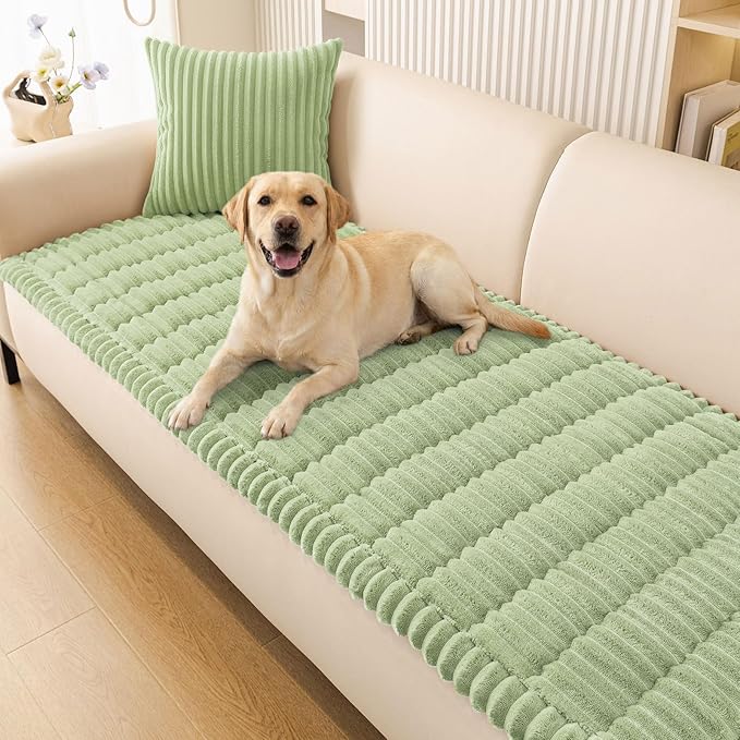 Smiry Couch Cover for Dogs, Non Slip Washable Sofa Protector for Pets | Soft Furniture Cover for Leather & Fabric Couches, Cozy Protect Against Fur, Dirt & Messes, Pet Friendly, 27.6"x47" by Smiry