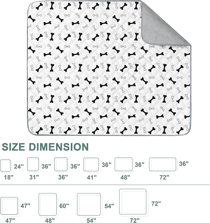 Eterish Reusable Washable Pee Pads for Dogs Large/Extra Large 36'' x 41'' 2 Pack, Absorbent Pet Puppy Dog Training Pads Non-Slip, Waterproof Whelping Potty Pads for Dogs Leak-Proof - Image 7