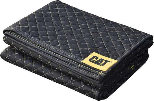 Cat 980411N Heavy Duty Moving Blanket, Non-Woven Utility Cover with Quilted Padding, Cargo Protection, Storage Furniture Packing 72 Inch by 60 Inch-980411N, Black by Unknown